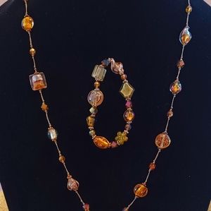 Necklace w/ matching Bracelet